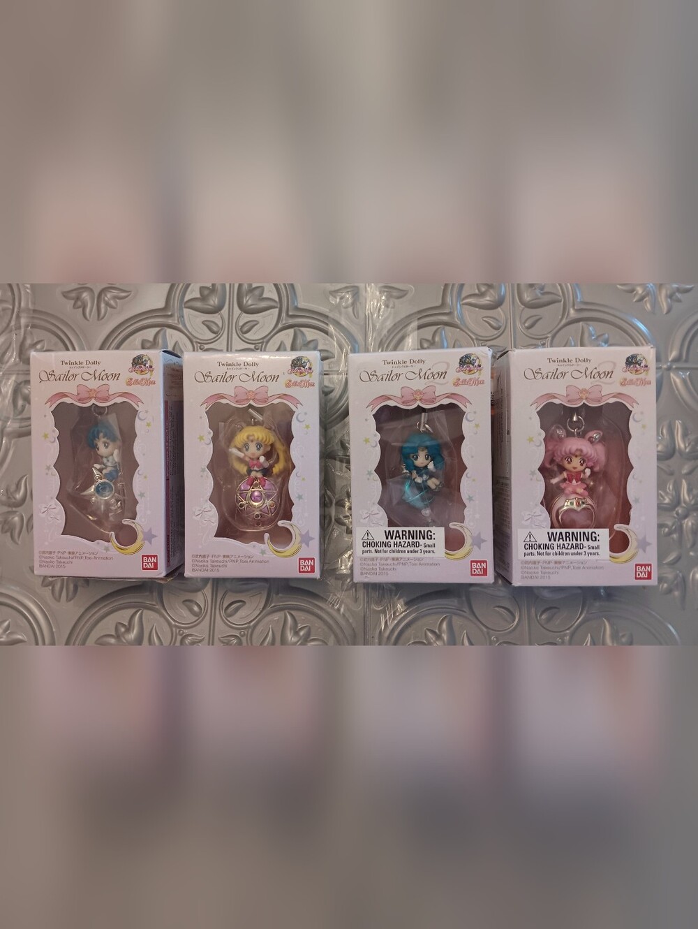 Sailor Moon Twinkle Dolly 4 Piece Lot NEW Collectible Figure 20th Anniversary